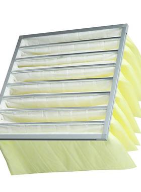 空净化效除尘DNB中过网可水洗袋式过滤器滤F8中效袋式气过滤器