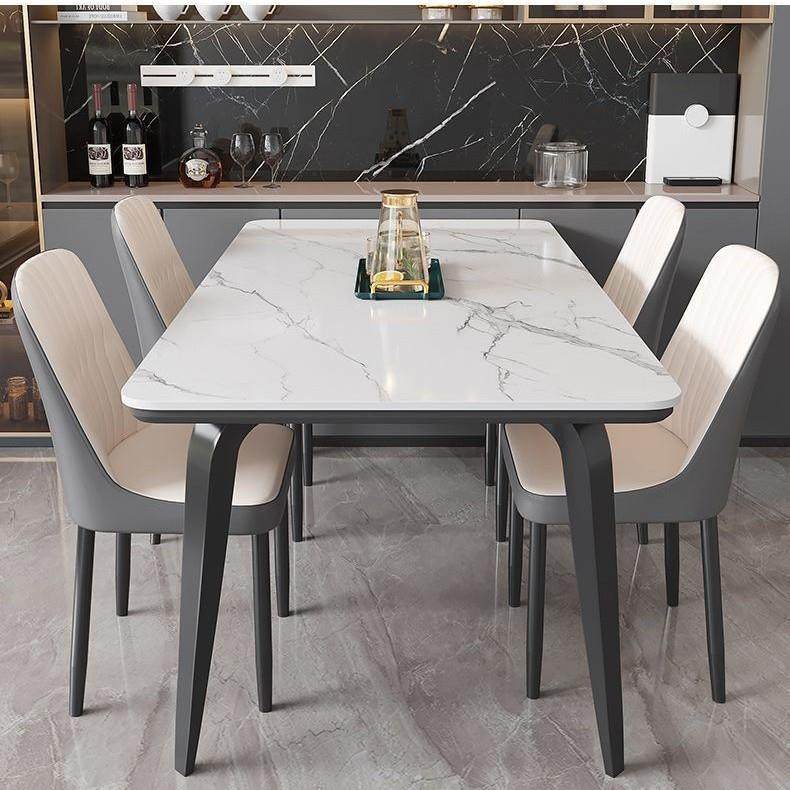 板餐桌椅餐桌组合小户型现代约JJO饭桌用家轻岩奢简长方形桌子椅,商业/办公家具,餐桌椅系列,淘宝优惠券,粉丝福利购,淘宝优惠卷