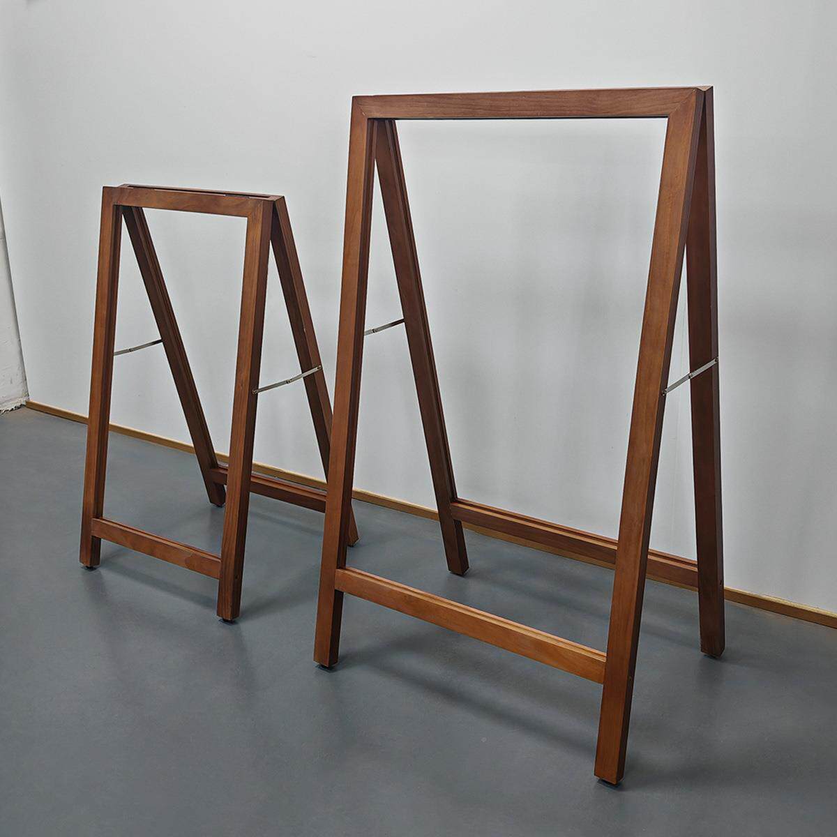 广告展示水牌kt板支架海报钉制立落地式式架子木展板架牌展示571