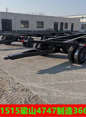 榆8只轮子转盘拖5车挖机DLJ林全挂拖车载重1-2掘0吨