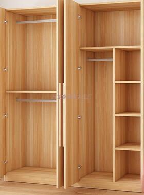 衣柜家儿用卧23827室出租房直用经型实木质童衣橱工厂销简易组济