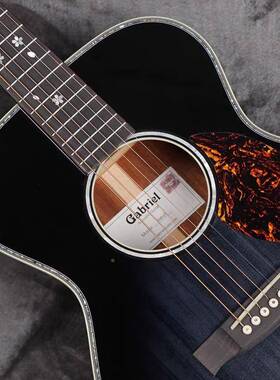 Gabrie小l吉他G琴R-mini5536寸全单电板木旅行民GRMINI55谣加振箱