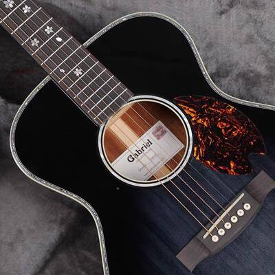 Gabrie小l吉他G琴R-mini5536寸全单电板木旅行民GRMINI55谣加振箱