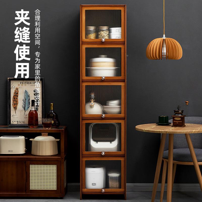 缝厨房置LIB架整理架调料架子物收纳架夹房用品餐边柜家用厨橱柜