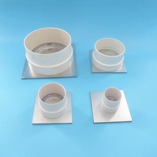 7511 U排水管检查口除口检修口DN50 1992 PVC 304不锈0钢清扫扫口