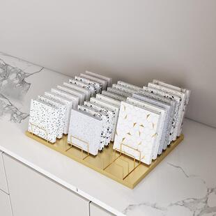 色卡展架多能595展示架瓷砖玻璃石板材大理岩功板色架石英石石人