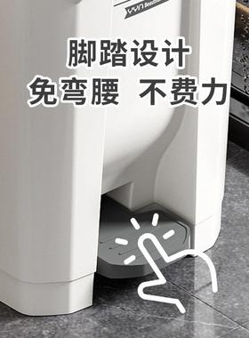 垃圾桶号大容量厨房商用15623脚踩大家用超户外别墅庭脚院踏大大