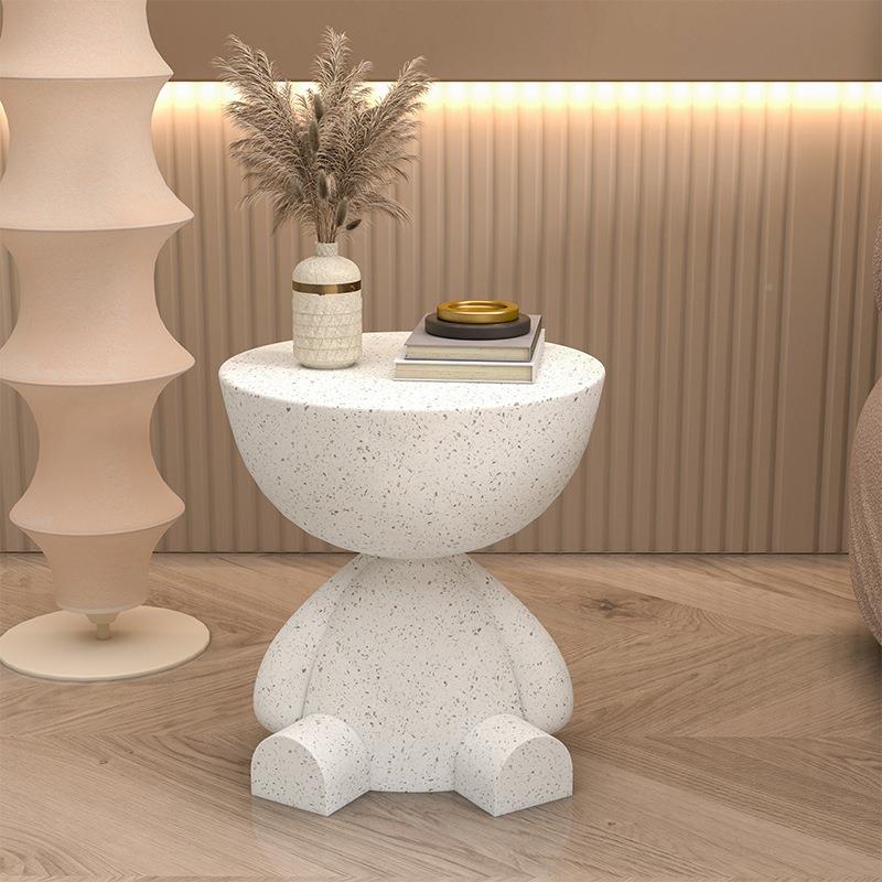 轻奢VGD奶油风现代沙发边几圆角柜几边创意公台仔床头柜阳小桌小