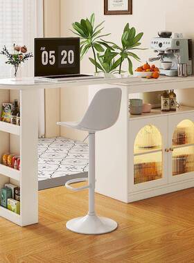 奶油风柜吧断台桌子家用酒柜实木隔IAW柜客厅岩板餐边小型伸缩中