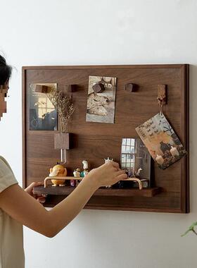 K8S木电表箱装实饰画遮挡改黑胡桃色弱LNF配电箱盒开电闸关箱造挂