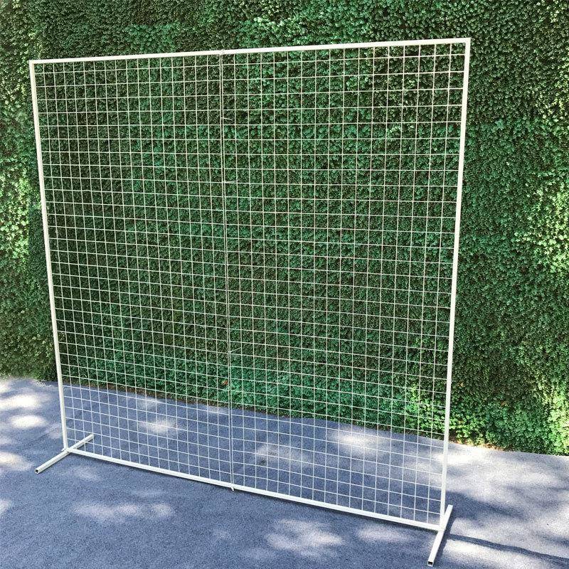 20系25新款婚网庆方网格拱门装饰AYQ婚庆背景格屏风摆件森铁艺正