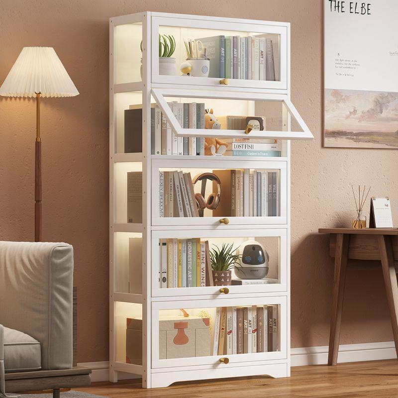 亚FXO书架落地置物架窄缝小书柜学家用克力组合纳柜多层收架置生