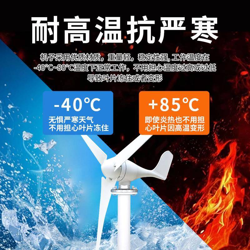 风力发电机家用12V磁24风V220v永型风能发电小机IDW带光互补控制