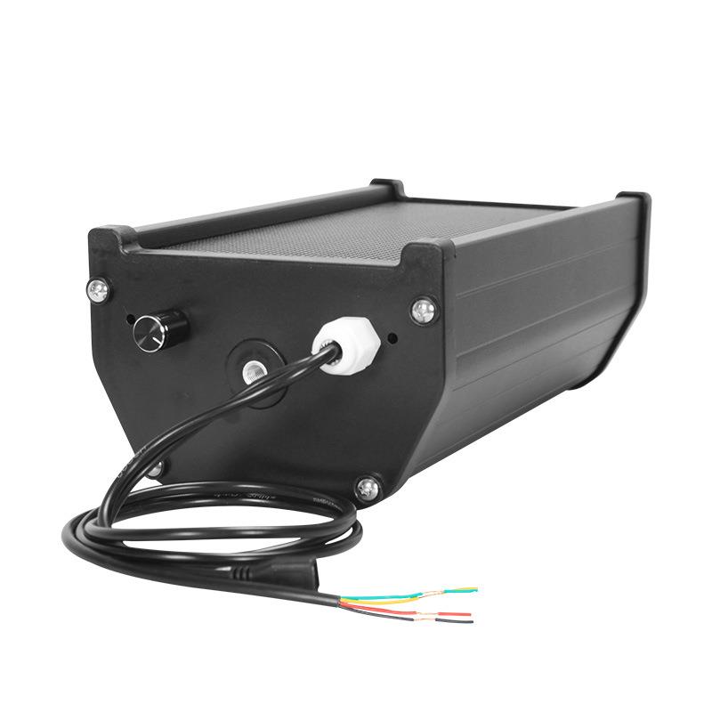 0YX276黑3W语音播S报8器R45语音提示器220V语音报警器防水音柱YX2