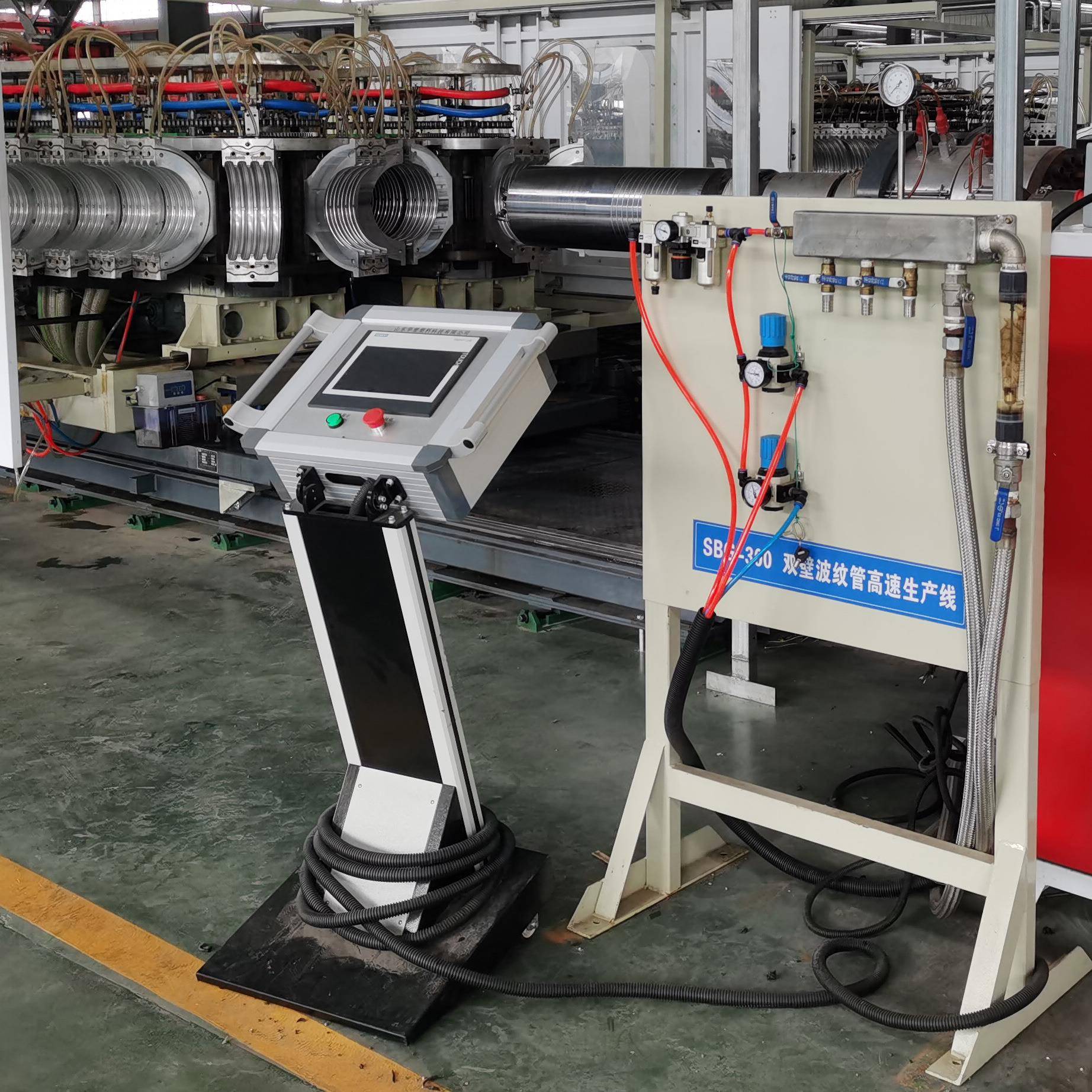 波生产线设备00单壁SBG-00双波纹管机器拨管管机全壁自动一纹体化