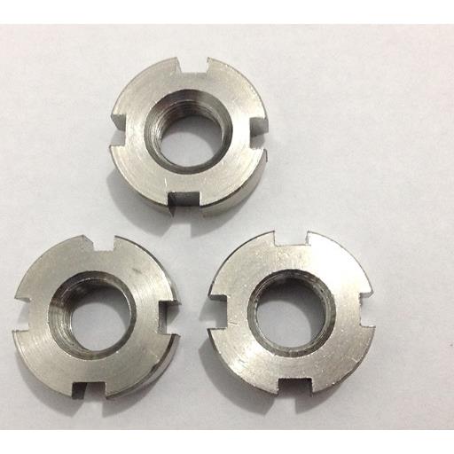 不锈钢04材质2GB812开槽圆螺母锁紧M10x1.0M1xLDJ1.2514x1.M5