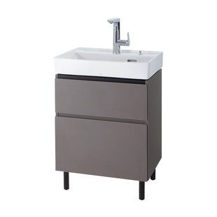 一体陶瓷智洁盆LBEA060KC 浴室柜组合摩卡色落地式 TOTO新款