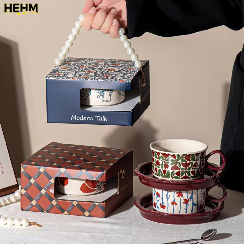 德国伴手礼复古风陶瓷咖啡杯碟套装生日高档礼盒结婚新婚精致礼物,餐饮具,咖啡杯,淘宝优惠券,粉丝福利购,淘宝优惠卷
