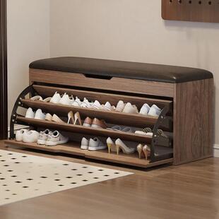 换鞋凳门口矮凳家坐凳体长户凳用玄关储物凳可坐鞋架一入翻斗HXD0