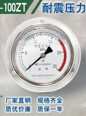 FTYLB无飞天YN100ZTYN100ZT/IIIZQ4MPa锡0震油压冲油气压抗耐震压