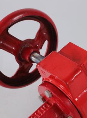 北京阀879门总厂BVMC京牌6北阀X-D371X10/1铸铁涡轮信号对夹蝶Q阀