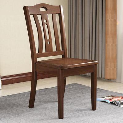 木椅子靠背椅休餐实椅客厅家用简约桌椅凳子闲饭见详情店餐餐厅椅