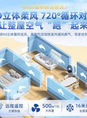 携气循环扇桌台便式31940落地扇静音摇头新款风扇面空小型电风扇