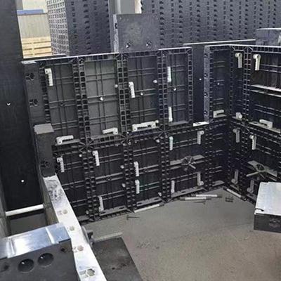 非洲国外出口现浇混凝墅土黑色塑12345料板模具墙别房屋住模墙体