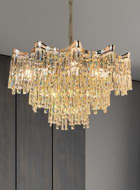 轻奢晶灯客厅水吊性灯个气2DA108大025新款大厅客餐厅房间卧室欧