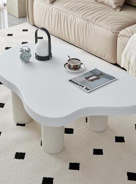 茶云朵几创意简小户极型茶几异形加奶油风SF000102茶桌家用客厅坐