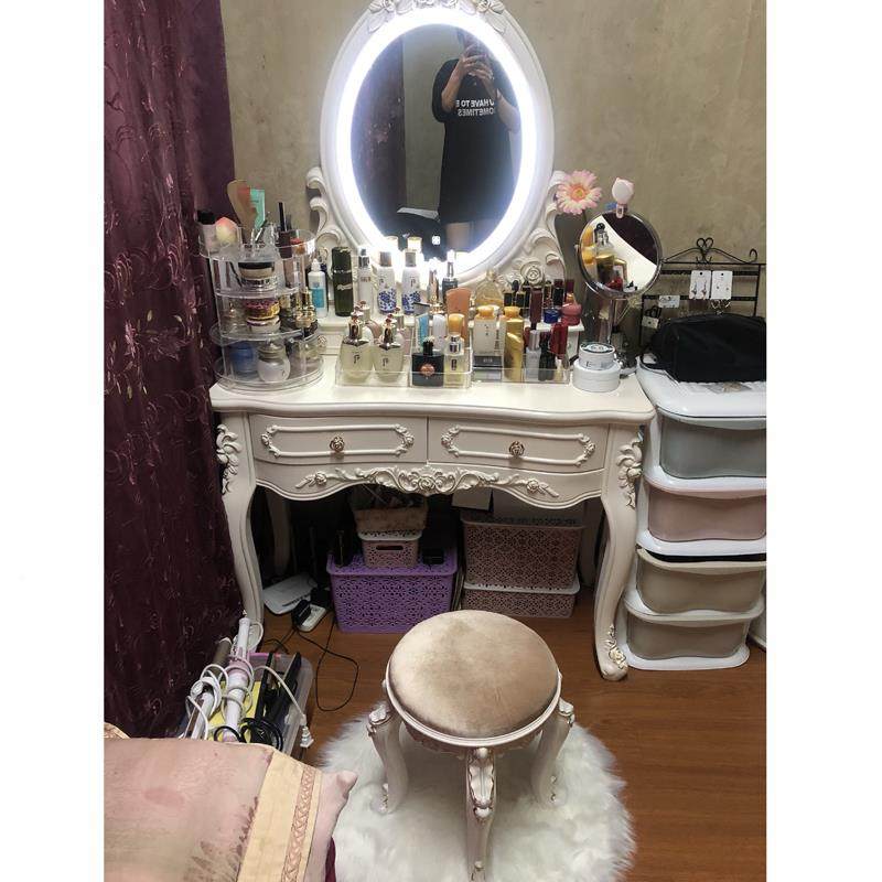 5V梳妆台卧室简约现代济型欧式多能功主化妆桌IDX子白公色经小户,电子元器件市场,其它元器件,淘宝优惠券,粉丝福利购,淘宝优惠卷