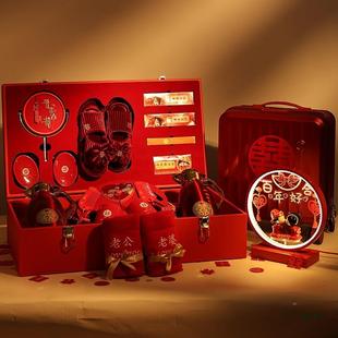 女方陪品嫁高档套装 结婚用大全盆洗漱全套聚喜备婚嫁妆婚庆F98SS7