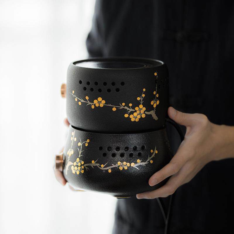 炉电OSX陶炉煮茶炉煮家用温茶炉茶器套装茶道电炉光波静磁音