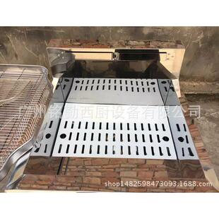 铭锋商用立式 40LE排炉炸油条机 容量大电炸炉油炸机薯条炸鸡ADF