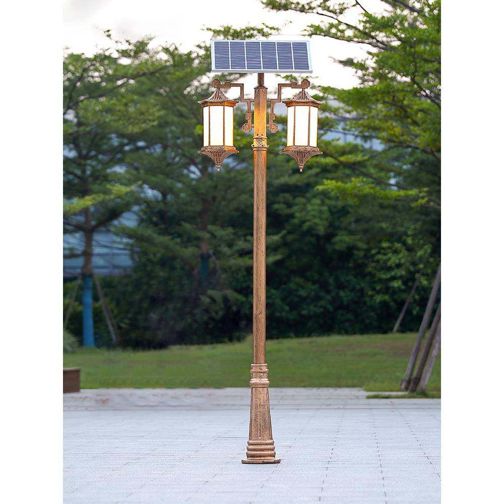 庭院灯户外米l太阳3能ed超亮大功率防水家用220花园别v墅高杆FRY