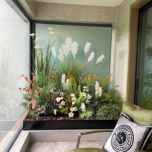 室内仿造真植TM674288物栽景大绿植园景插花摆件盆酒店办公室型角