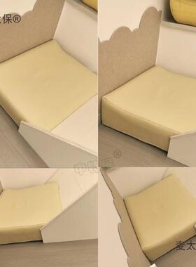 民宿滑梯缓垫用上下铺滑冲梯护垫可防水NHX皮革加厚保家爬爬垫麦