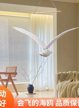 飞的海饰鸥手工作木制空中吊民制俗酒会店平52931574衡挂饰儿童玩