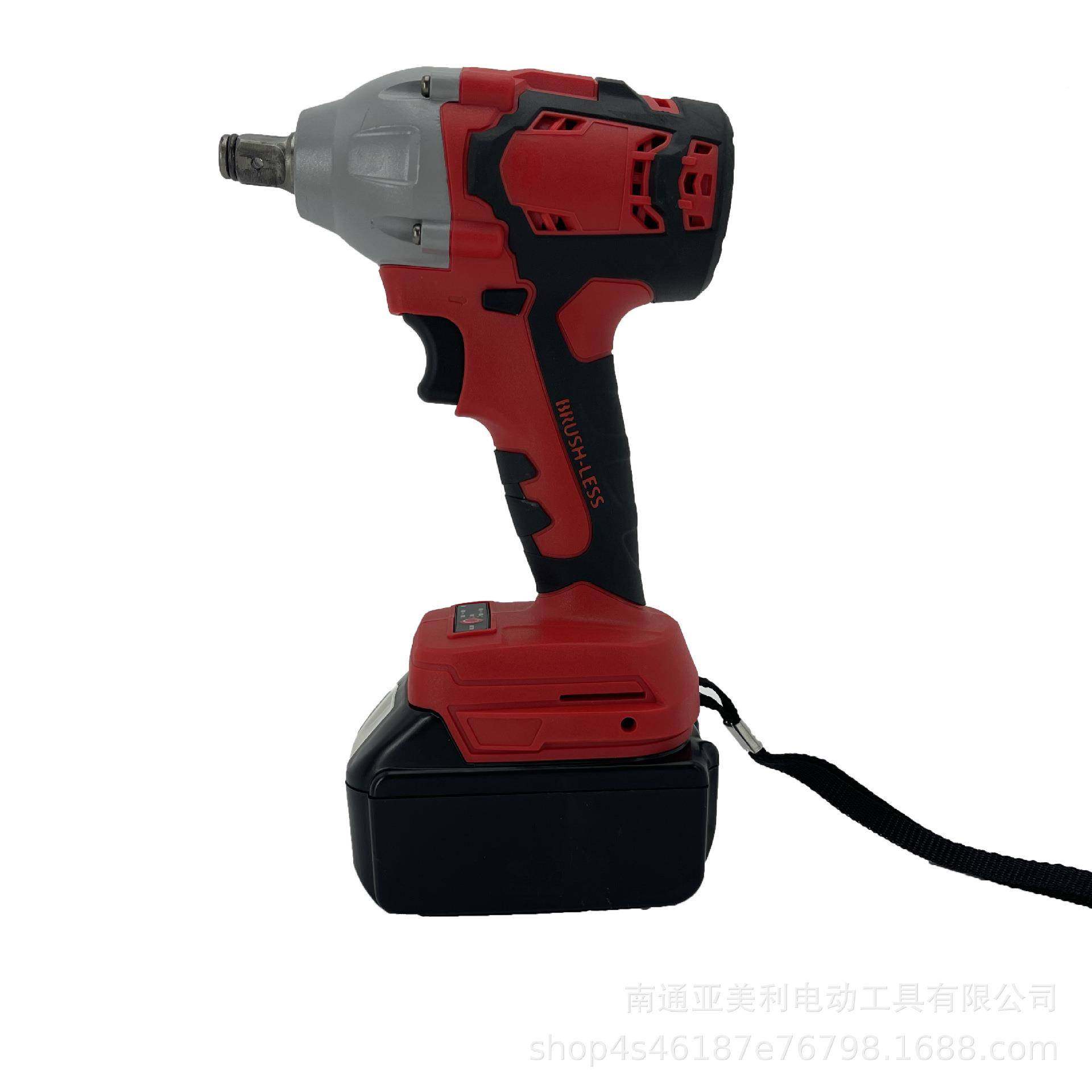 亚XFA美利锂电手无电刷动扳汽充电式电动冲击扳手木工架子修工具