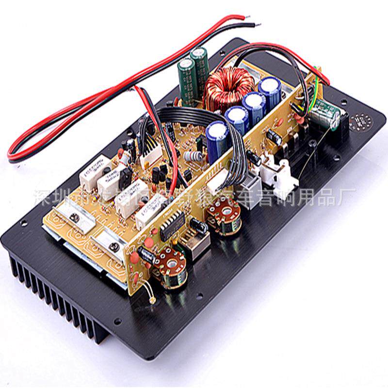 发烧大功率车载12V汽车低音炮功放板FKC1级0寸2放寸低1音音响功主