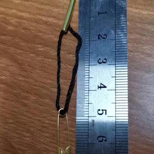 短别款针质手穿吊牌吊粒绳FCH吊绳别针线扣供应现货铜铁金属扣针