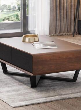 茶几北客厅家高级小户型灰色轻奢方形长创意储物茶桌简欧约用KOD