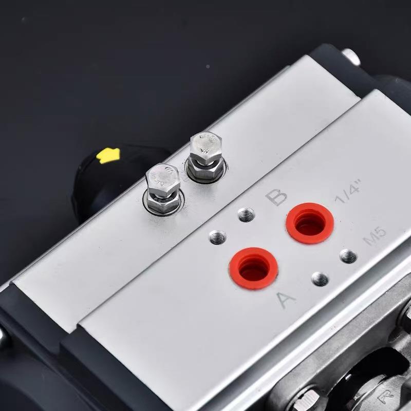 Q61气1F-1P气动速快切断6阀动不锈钢54三片式丝扣球阀紧急切断阀