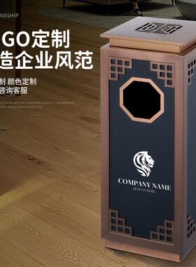 酒店大堂钢带锈烟灰缸灭烟垃圾桶走商场大厅电梯口廊CKY立式不果