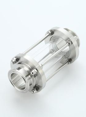 锈0钢卫生级管道视PJP盅卡箍不式视钢镜不锈34法兰玻璃316L管道视