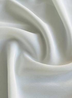 现供应真丝纺料14mm人丝双绉140cm货肌理感面真混丝人丝交织UKX布