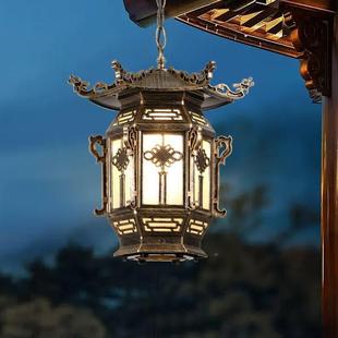 檐吊灯户阳外防水光553房庭院大廊门亭子新中式 室屋外太阳能凉亭