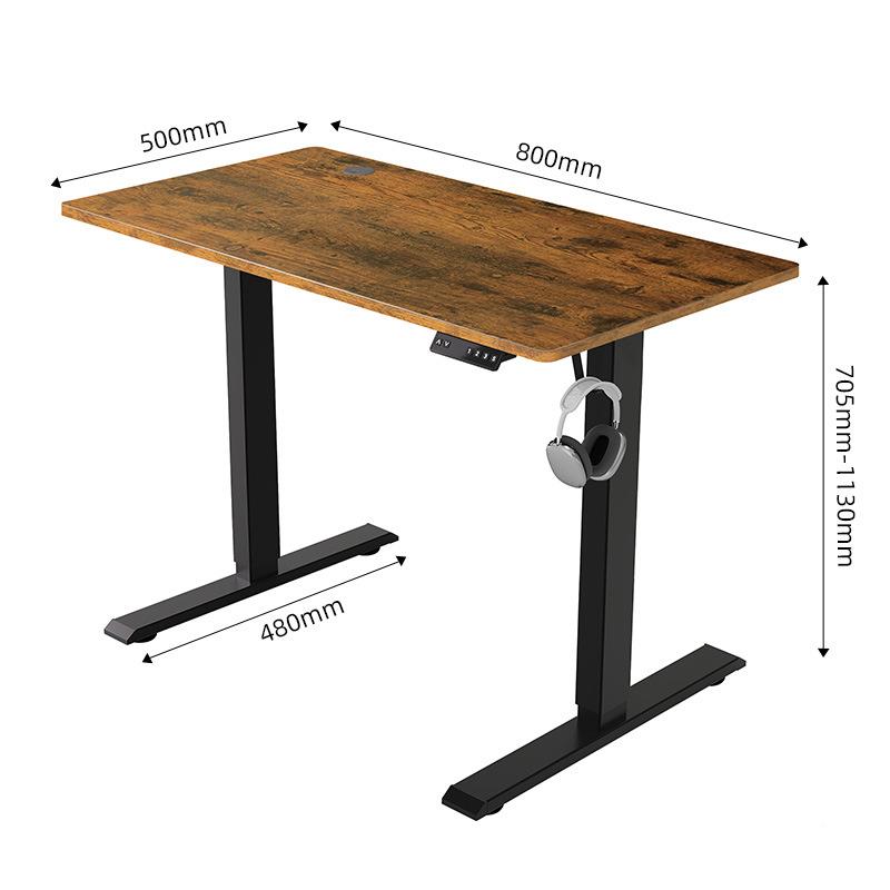 电动升桌降桌立电脑桌坐式公955单办电机书桌电动升降桌架升降工