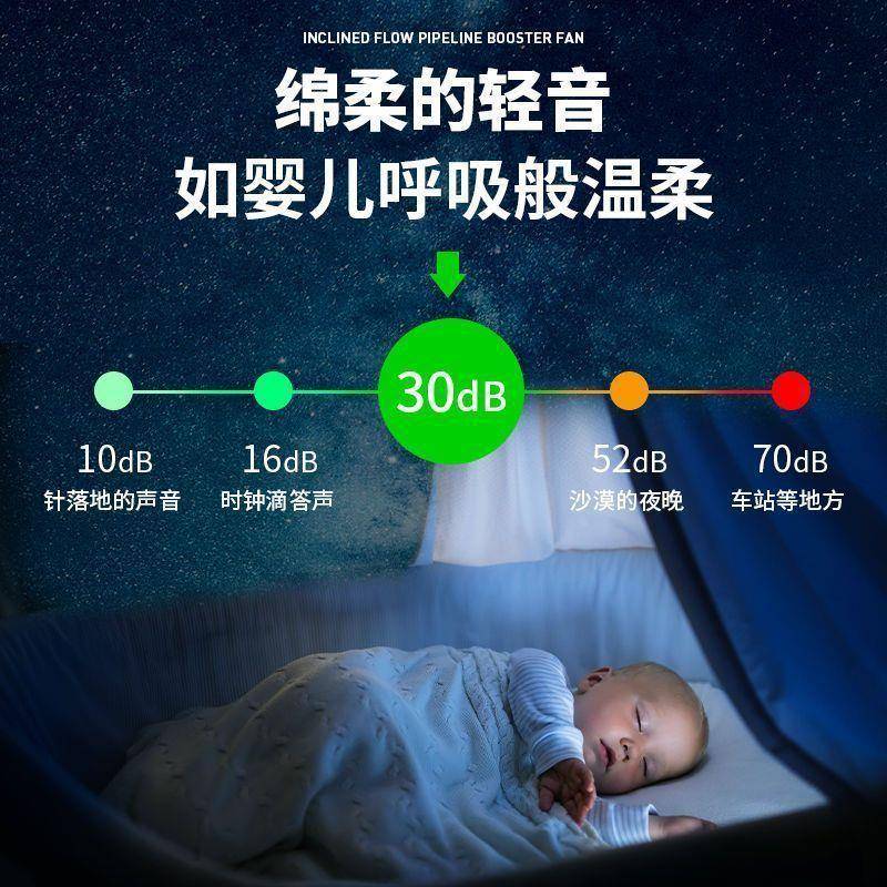 斜流管道风屋机室内换扇厨房气油换烟机增压排风扇全空25气交机厂