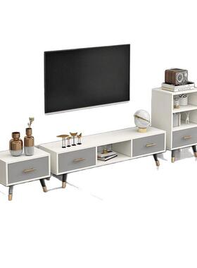 简约现代电视主柜几电视柜小户型窄小卧房茶组合家具地KMG间柜轻